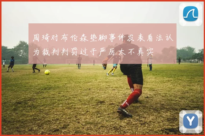 周琦对布伦森垫脚事件发表看法认为裁判判罚过于严厉太不真实
